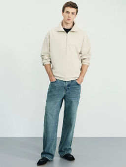 Толстовка из вельвета relax fit / Zarina