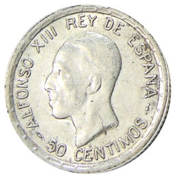 50 сентимо 1926 года Испания