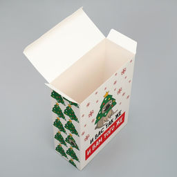 Цена за 2 шт. Коробка подарочная новогодняя складная «И вам того же», 22 х 30 х 10 см