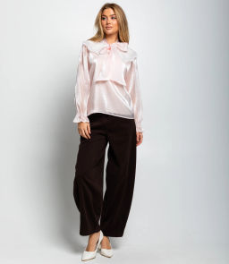 Блуза #КТ971, пудровый - Dommod фото 4