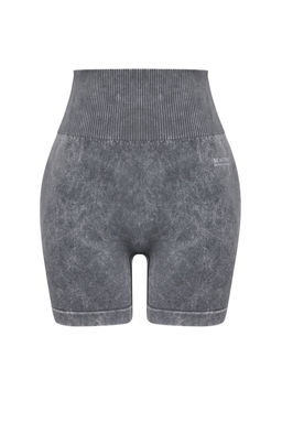 TRENDYOLMILLA Siyah Seamless/Dikissiz Y?kamal? Orme Spor Sort/K?sa Tayt THMSS23TY00034  фото 35