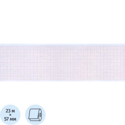 Лента регист. тепл. для ЭКГ 57х23х12 (в.) HEART MIRROR К5723АК12, 4рул/уп