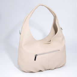 Сумка-хобо на молнии, цвет бежевый - Simaland фото 2