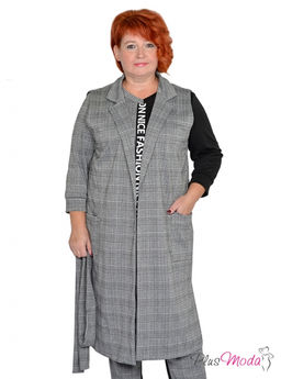 Жакет-дубленка Модель №1385 размеры 44-84 - Plusmoda фото 25