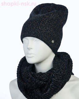 55400-1 Комплект женский (колпак+снуд) (56-58)