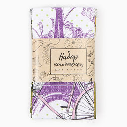 Набор полотенец кух. Доляна Прованс 35х60см-4шт, 100% хл  фото 9