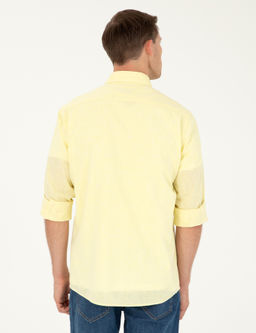 Sar_ Slim Fit Keten Kar___ml_ G_mlek