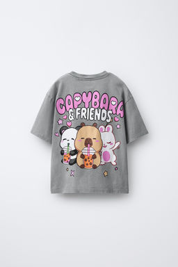 FADED-EFFECT CAPYBARA CAPYFUN  T-SHIRT - Zara фото 2