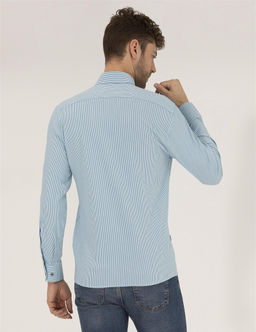 Aqua Slim Fit Uzun Kollu G_mlek - Pierre cardin фото 5