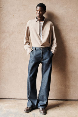 SOBRECAMISA DE ALGOD?N CON PANELES DE CONTRASTE - H&m фото 6