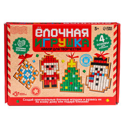 Набор для творчества Ёлочная игрушка. Мозаика, 4 шт.