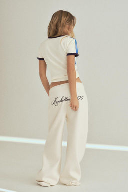 VARSITY T-SHIRT WITH STRIPES