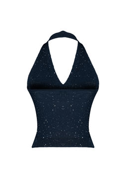 Limited Edition Lacivert Triko Bluz TWOSS24BZ00327 - Trendyolmilla фото 9