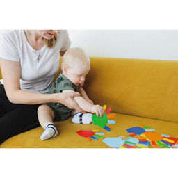 Развивающий игровой набор Ладошки 12 карточек+Задания, Крошка Я  фото 7