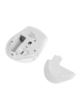 Комплект клавиатура и мышь Smartbuy 233616AG, беспроводной, USB, 1хAA/2хААА, серебр-белый
