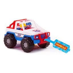 Автомобиль-джип Сафари (бело-синий) - Полесье фото 5