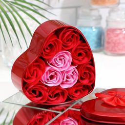 Мыльные розочки, красные и розовые, набор 11 шт. - Simaland фото 3