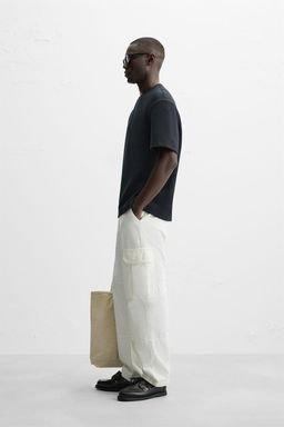 COMPACT PIQUE T-SHIRT - Zara фото 12