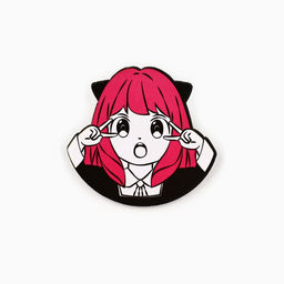 Цена за 20 шт. Значки деревянные Аниме в шоубоксе, 20 шт.