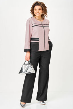 Костюм Aira Style 24249 пудра-графит