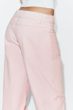 JEANS TRF REVERSIBLE TIRO MEDIO / Rosa - Zara фото 9