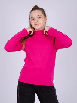 Водолазка ВД-7 малина, интерлок пенье  фото 4