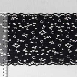 Кружево BLITZ эластичное 170 мм BLST-09 на бобине Турция черный