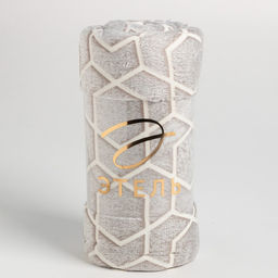 Плед светящийся в темноте Этель Геометрия 200*220 см,100% п/э, корал-флис 220 гр/м2  фото 8