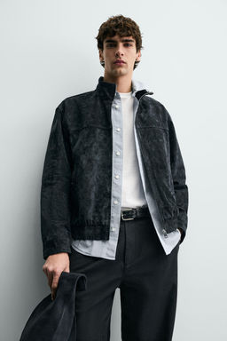SUEDE LEATHER JACKET - Zara фото 6
