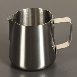 Молочник-питчер, 350 мл, нержавеющая сталь, хромированный