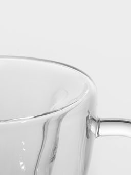 Кружка с двойными стенками Magistro «Сердце», 150 мл, 11×8×7.5 см, стекло, прозрачная