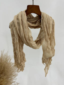 Палантин 180*85см однотонный 33-0001 пшено