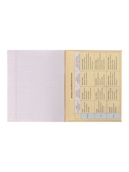 Цена за 10 шт. Предметная тетрадь по английскому языку Calligrata «Мрамор светлый», 48 листов, в клетку, со справочным материалом, обложка из мелованного картон...