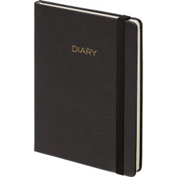 Ежедневник недатированный черный, А5 136 л., Dairy, ATTACHE  фото 2
