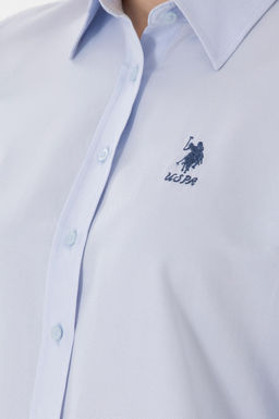 Kad_n A__k Mavi Uzun Kollu Basic G_mlek Sepette S_rpriz _ndirim - U.s. polo assn фото 7