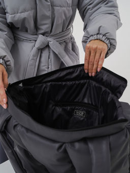 Сумка из экокожи, графит - Inzibe фото 3