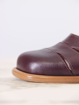 Босоножки 5032.23663be.Бордовый +коричневый