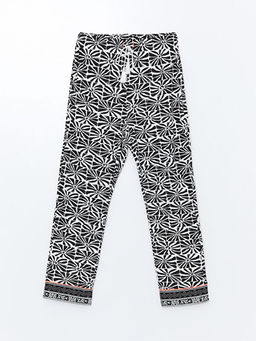 Beli Lastikli Desenli Kad?n Pijama Alt?