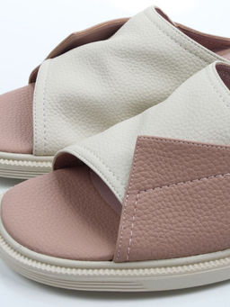 08-XLP1096-11 BEIGE/PINK Босоножки женские (натуральная кожа)