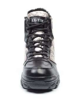 04-2221-4 BLACK Ботинки зимние женские (искусственные материалы) - Фабричный китай фото 10