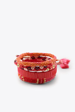 PACK OF BEADED BRACELETS - Zara фото 3