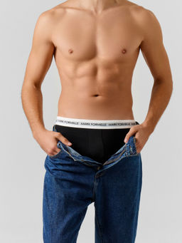 Цена за 2 штуки! Трусы боксеры мужские черные - Mark formelle фото 6