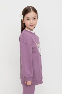 Crockid _ КР 302552/насыщенный виноград к525 джемпер для дев  фото 3