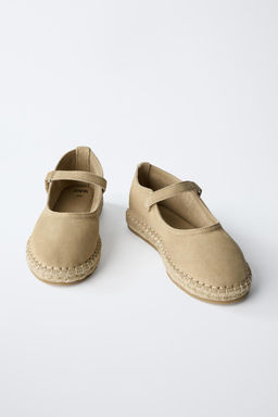 JUTE SUEDE BALLERINAS - Zara фото 4