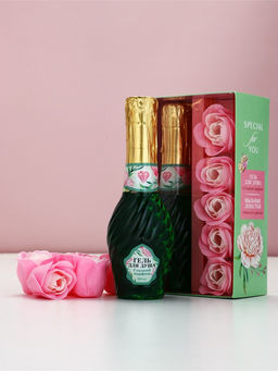 Подарочный набор «Самой нежной», гель для душа мондоро и мыльные цветы, Чистое Счастье