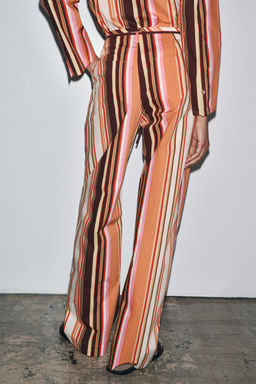 STRIPED FLARE TROUSERS ZW COLLECTION - Zara фото 6
