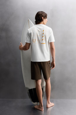 SURF BOARD PRINT T-SHIRT - Zara фото 11