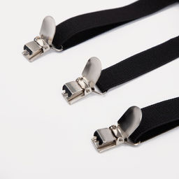 Подтяжки детские, ширина 2 см, цвет чёрный - Simaland фото 5