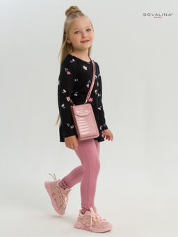 Костюм Алиса тюльпаны на черном-сухая роза - Sovalina фото 25