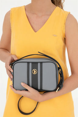 Женская сумка через плечо антрацитового цвета - U.s. polo assn фото 2